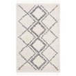 Safavieh Pro Lux 4' x 6' Shag Rug in Cream and Blue