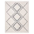 Safavieh Pro Lux 9' x 12' Shag Rug in Cream and Blue