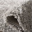 Safavieh Pro Lux 2' x 8' Shag Runner Rug in Gray and Cream