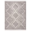 Safavieh Pro Lux 8' x 10' Shag Rug in Gray and Cream