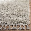 Safavieh Pro Lux 9' x 12' Shag Rug in Gray and Cream