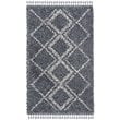 Safavieh Pro Lux 4' x 6' Shag Rug in Cream and Blue