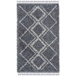 Safavieh Pro Lux 5' x 8' Shag Rug in Cream and Blue