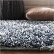 Safavieh Pro Lux 9' x 12' Shag Rug in Cream and Blue