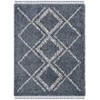 Safavieh Pro Lux 9' x 12' Shag Rug in Cream and Blue