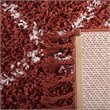 Safavieh Pro Lux 8' x 10' Shag Rug in Rust and Creme