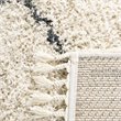Safavieh Pro Lux 4' x 6' Shag Rug in Cream and Blue