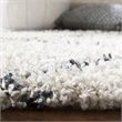 Safavieh Pro Lux 5' x 8' Shag Rug in Cream and Blue