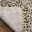 Safavieh Pro Lux 9' x 12' Shag Rug in Gray and Cream