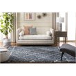 Safavieh Pro Lux 5' x 8' Shag Rug in Cream and Blue