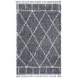 Safavieh Pro Lux 5' x 8' Shag Rug in Cream and Blue