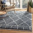 Safavieh Pro Lux 8' x 10' Shag Rug in Cream and Blue