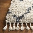 Safavieh Pro Lux 9' x 12' Shag Rug in Cream and Blue