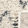Safavieh Pro Lux 9' x 12' Shag Rug in Cream and Blue