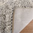 Safavieh Pro Lux 4' x 6' Shag Rug in Gray and Cream