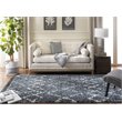 Safavieh Pro Lux 4' x 6' Shag Rug in Cream and Blue