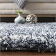 Safavieh Pro Lux 8' x 10' Shag Rug in Cream and Blue