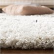 Safavieh Pro Lux 2' x 8' Shag Runner Rug in Cream and Blue