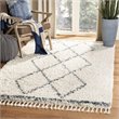 Safavieh Pro Lux 9' x 12' Shag Rug in Cream and Blue