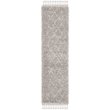 Safavieh Pro Lux 2' x 8' Shag Runner Rug in Gray and Cream