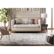 Safavieh Pro Lux 4' x 6' Shag Rug in Gray and Cream