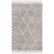 Safavieh Pro Lux 5' x 8' Shag Rug in Gray and Cream