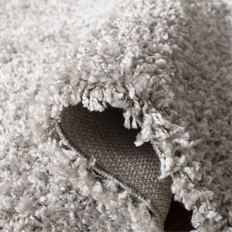 Safavieh Pro Lux 8' x 10' Shag Rug in Gray and Cream