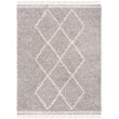 Safavieh Pro Lux 9' x 12' Shag Rug in Gray and Cream