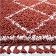 Safavieh Pro Lux 8' x 10' Shag Rug in Rust and Creme
