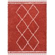 Safavieh Pro Lux 8' x 10' Shag Rug in Rust and Creme