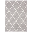 Safavieh Parma 4' x 6' Shag Rug in Gray and Cream