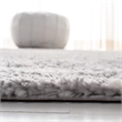 Safavieh Parma 4' x 6' Shag Rug in Gray and Cream