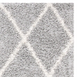 Safavieh Parma 4' x 6' Shag Rug in Gray and Cream