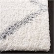 Safavieh Parma 4' x 6' Shag Rug in Cream and Gray