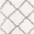 Safavieh Parma 4' x 6' Shag Rug in Cream and Gray