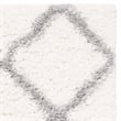 Safavieh Parma 4' x 6' Shag Rug in Cream and Gray