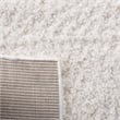 Safavieh Parma 4' x 6' Shag Rug in Cream and Gray