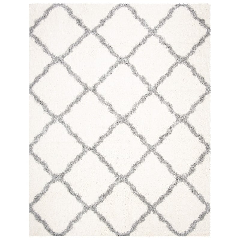 Safavieh Parma 8' x 10' Shag Rug in Cream and Gray