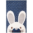 Safavieh 6' x 9' Hand Tufted Wool Rug in Navy and Ivory