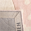 Safavieh 4' x 6' Hand Tufted Wool Rug in Pink and Ivory