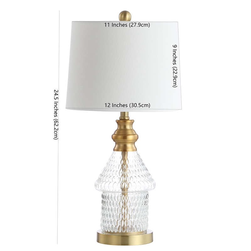 Safavieh Camden Glass Table Lamp in Gold