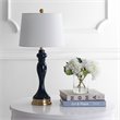 Safavieh Cayson Glass Table Lamp in Navy and Gold