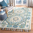 Safavieh Aspen 3' x 5' Hand Tufted Wool Rug in Ivory and Charcoal