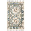 Safavieh Aspen 4' x 6' Hand Tufted Wool Rug in Ivory and Charcoal