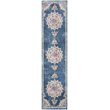 Safavieh Aria 2' x 8' Runner Rug in Navy and Ivory