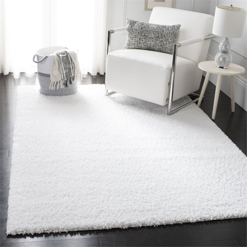 Safavieh August 9' x 12' Shag Rug in White