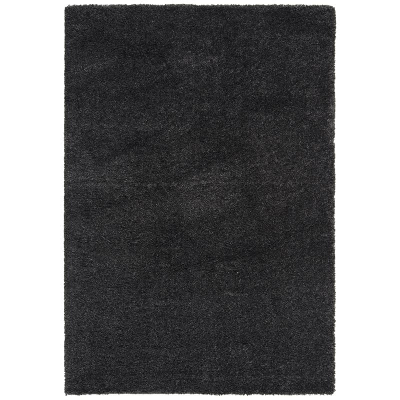 Safavieh August 4' x 6' Shag Rug in Charcoal