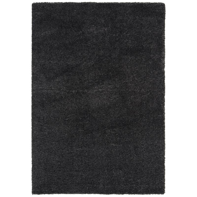 Safavieh August 9' x 12' Shag Rug in Charcoal