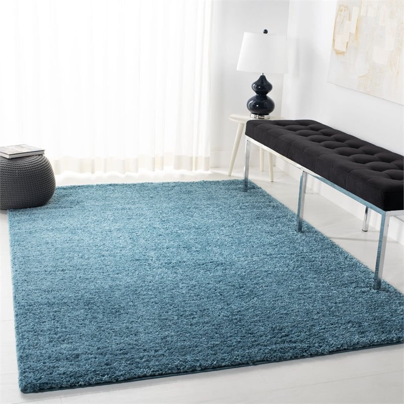 Safavieh August 8' x 10' Shag Rug in Turquoise