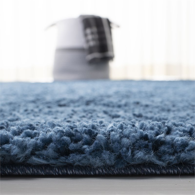 Safavieh August 9' x 12' Shag Rug in Navy